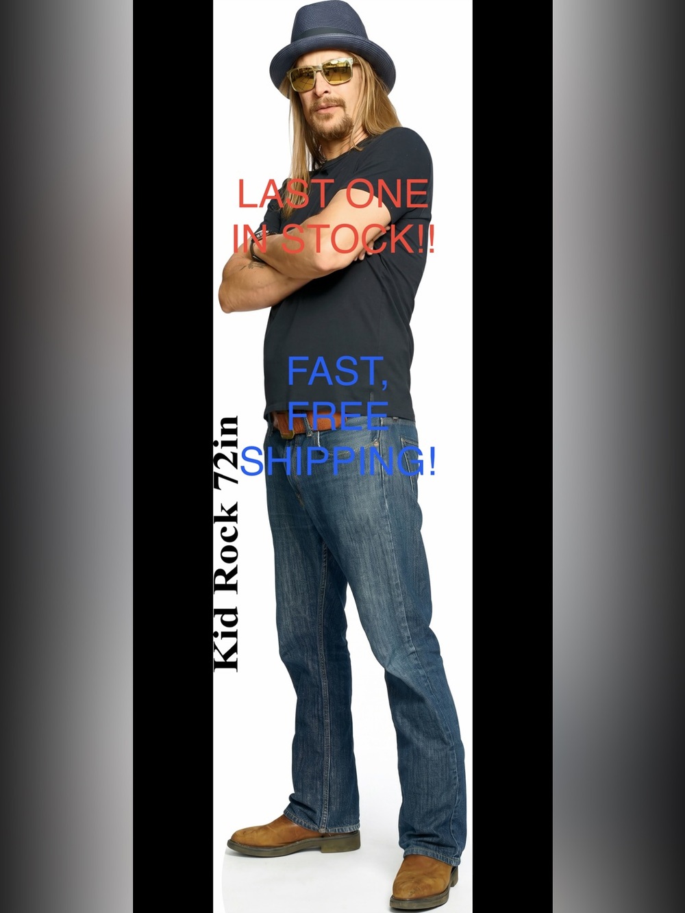 Kid Rock Life Size Cardboard Cutout LAST ONE!